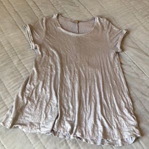 Silver Anthropologie top